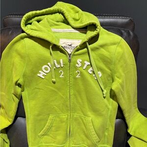 Hollister Lime Green Fleece Hoodie